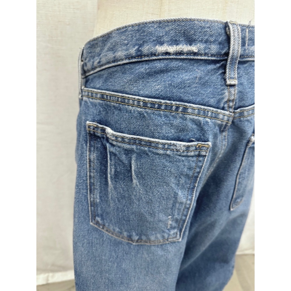 Universal Thread 100% Cotton Blue 90s Baggy Jeans Womens 6L High Rise Wide Leg - Picture 10 of 14